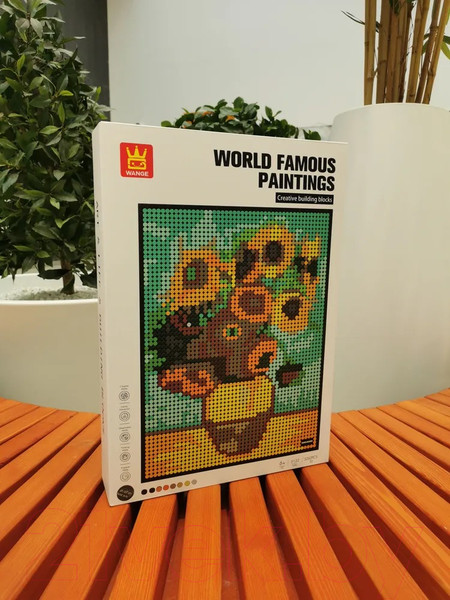 Изображение товара Микроконструктор Wange Картина Подсолнухи / 143656 (3262эл)