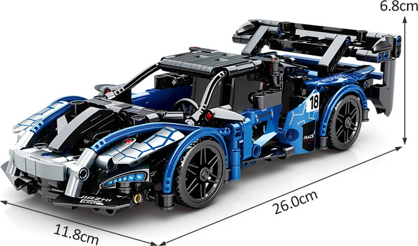 Изображение товара Конструктор Sembo Гоночный автомобиль 170957 (491эл)