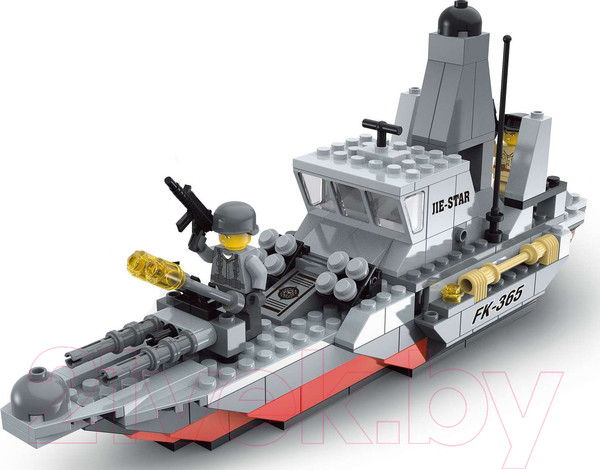 Изображение товара Конструктор Jie Star Легкий фрегат / 53776 (214эл)
