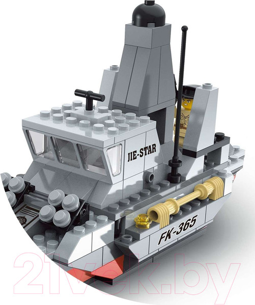 Изображение товара Конструктор Jie Star Легкий фрегат / 53776 (214эл)