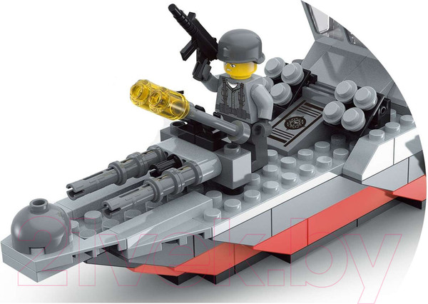 Изображение товара Конструктор Jie Star Легкий фрегат / 53776 (214эл)