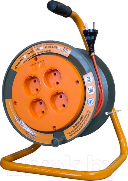 Изображение товара Удлинитель на катушке Glanzen EB-20-002