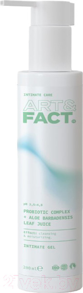 Изображение товара Гель для интимной гигиены Art&Fact Prob Complex + Aloe Barbad. Leaf J Для базового ухода (200мл)