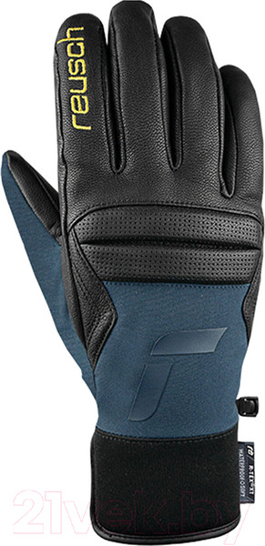Изображение товара Перчатки лыжные Reusch Petra Vlhova R-Tex Xt / 6331271-7787 (р-р 8.5, Black/Dress Blue)