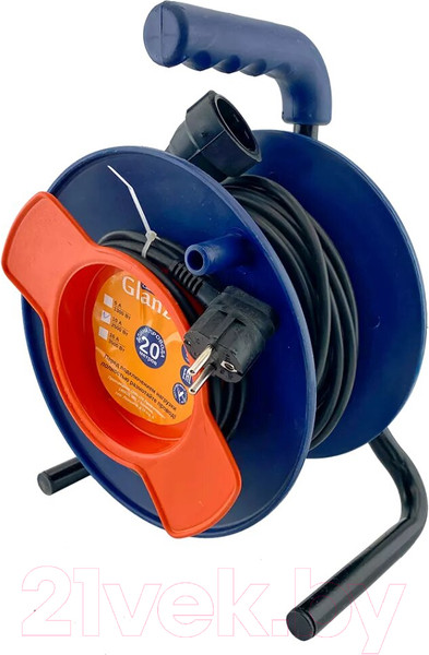 Изображение товара Удлинитель на катушке Glanzen EC-20-010