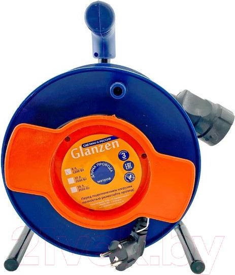 Изображение товара Удлинитель на катушке Glanzen EC-40-014