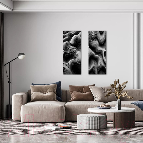 Изображение товара Картина на стекле Stamprint Глубина 2 AR081 (125x50)