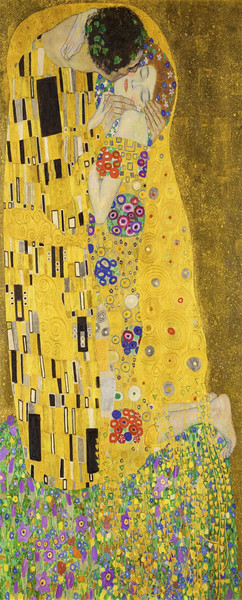 Изображение товара Картина на стекле Stamprint Поцелуй Г. Климт PT002 (125x50)