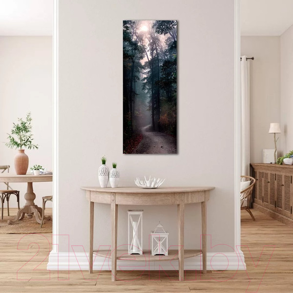 Изображение товара Картина на стекле Stamprint Лесная тропа NT026 (125x50)