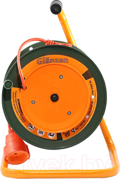 Изображение товара Удлинитель на катушке Glanzen EB-30-001