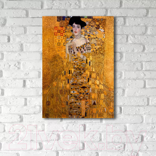 Изображение товара Картина на стекле Stamprint Портрет Адель Блох-Бауэр Г. Климт PT003 (100x70)