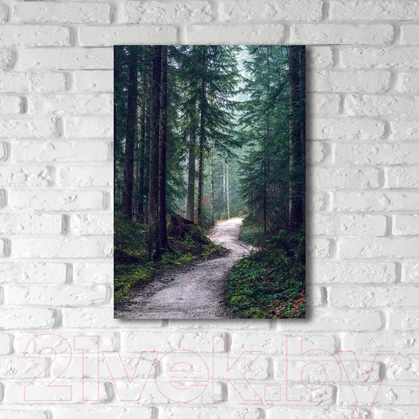 Изображение товара Картина на стекле Stamprint Свежесть хвои NT038 (100x70)