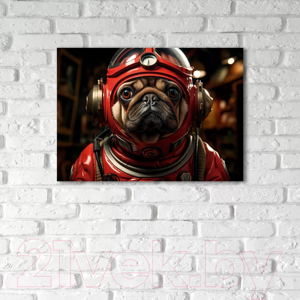 Изображение товара Картина на стекле Stamprint Астронавт AR076 (50x70)