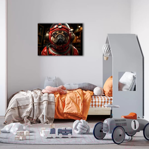 Изображение товара Картина на стекле Stamprint Астронавт AR076 (50x70)