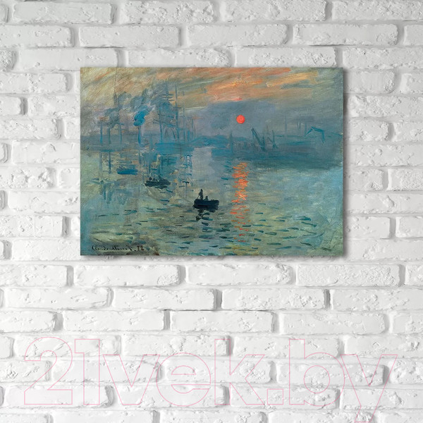 Изображение товара Картина на стекле Stamprint Впечатление К. Моне PT014 (50x70)