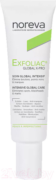 Изображение товара Крем для лица Noreva Эксфолиак Глобал Х-Pro против несовершенств (30мл)