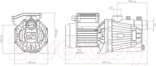 Изображение товара Поверхностный насос Джилекс Джамбо 60/35 П 2.0 / 3004