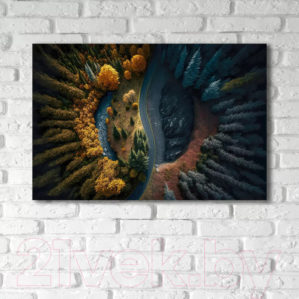 Изображение товара Картина на стекле Stamprint Инь и Янь NT028 (80x120)