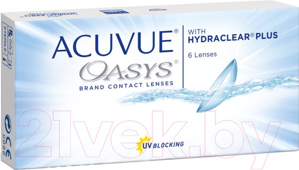 Изображение товара Комплект контактных линз Acuvue Oasys Sph -5.50 R8.4 (6шт)