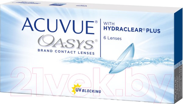 Изображение товара Комплект контактных линз Acuvue Oasys Sph -5.50 R8.4 (6шт)
