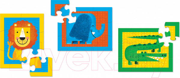 Изображение товара Развивающая игра Crocodile Creek Мой первый пазл Слон / 29506