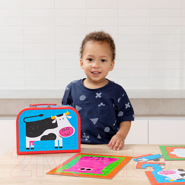 Изображение товара Развивающая игра Crocodile Creek Мой первый пазл Корова / 29507