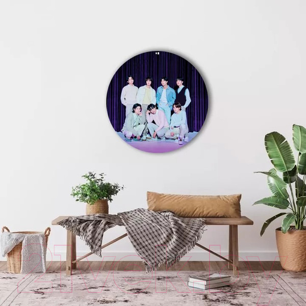 Изображение товара Картина на стекле Stamprint BTS FESTA ID022 (70x70)