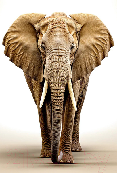 Изображение товара Картина на стекле Stamprint Песчаный слон AN017 (120x80)