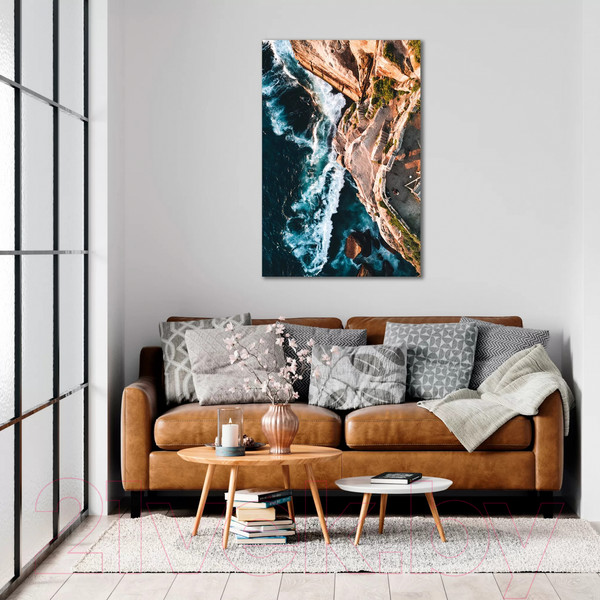 Изображение товара Картина на стекле Stamprint Каменистый обрыв NT030 (120x80)