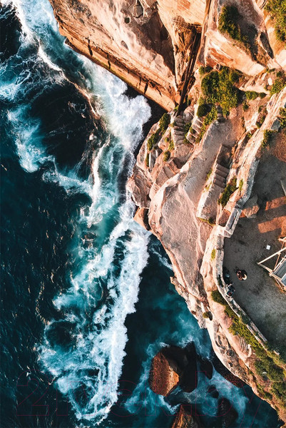 Изображение товара Картина на стекле Stamprint Каменистый обрыв NT030 (120x80)