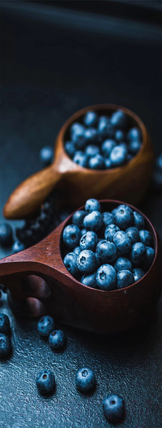 Изображение товара Картина на стекле Stamprint Черника KT075 (80x30)