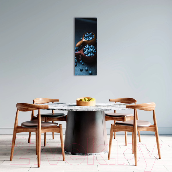 Изображение товара Картина на стекле Stamprint Черника KT075 (80x30)