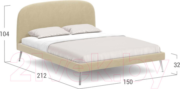 Изображение товара Полуторная кровать Moon Family 1234 / MF007450