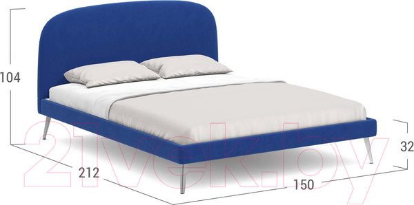 Изображение товара Полуторная кровать Moon Family 1234 / MF009467