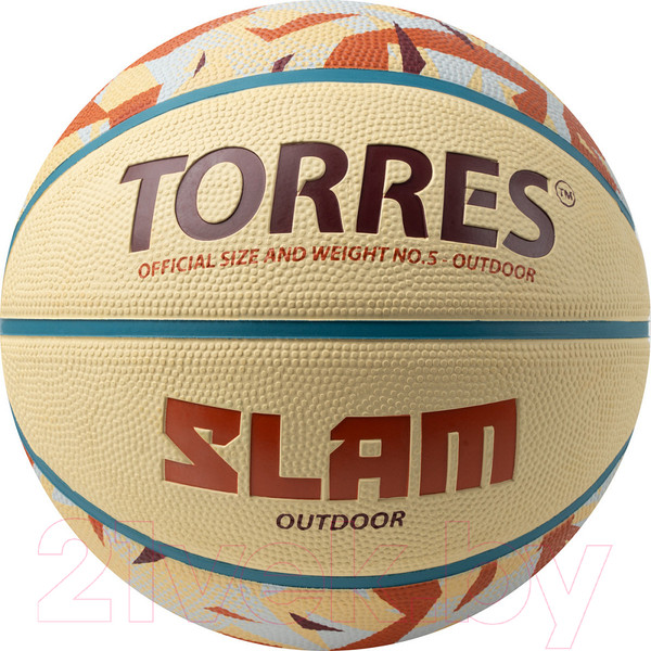 Изображение товара Баскетбольный мяч Torres Slam B023145 (размер 5)