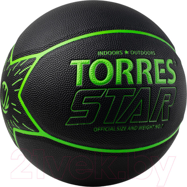 Изображение товара Баскетбольный мяч Torres Star B323127 (размер 7)