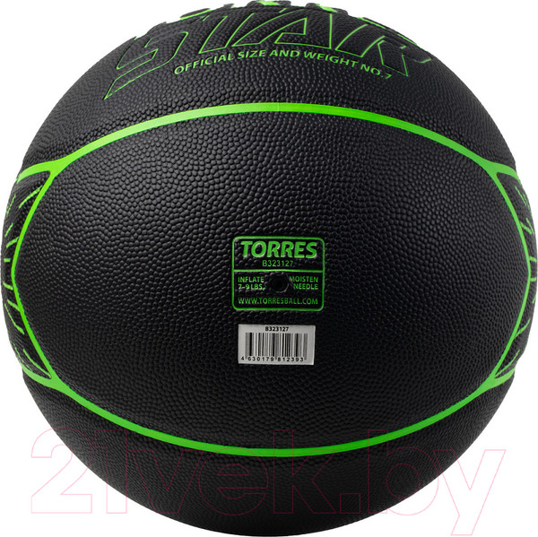 Изображение товара Баскетбольный мяч Torres Star B323127 (размер 7)
