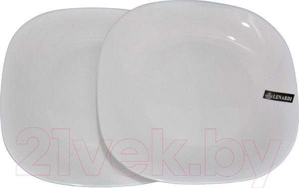 Изображение товара Набор тарелок Lenardi White 115-084 (2шт)