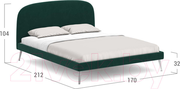 Изображение товара Двуспальная кровать Moon Family 1234 / MF009456