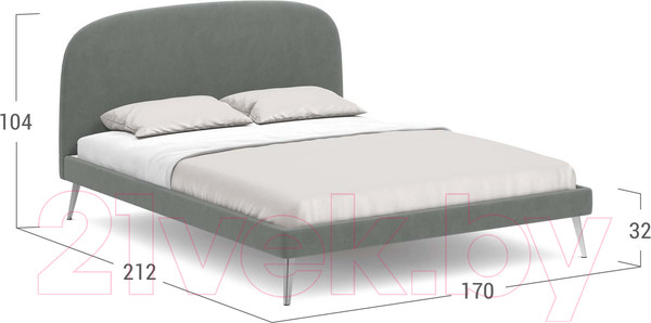 Изображение товара Двуспальная кровать Moon Family 1234 / MF009462