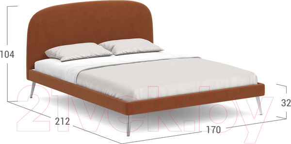 Изображение товара Двуспальная кровать Moon Family 1234 / MF009435