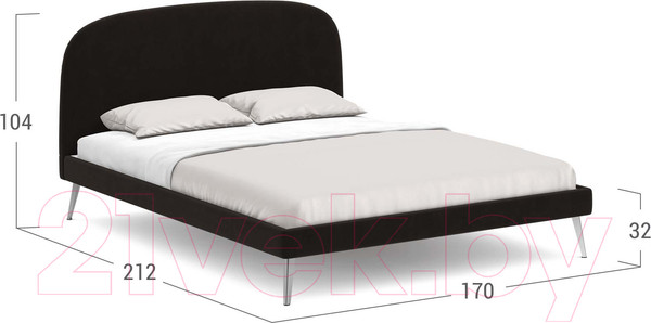 Изображение товара Двуспальная кровать Moon Family 1234 / MF009444