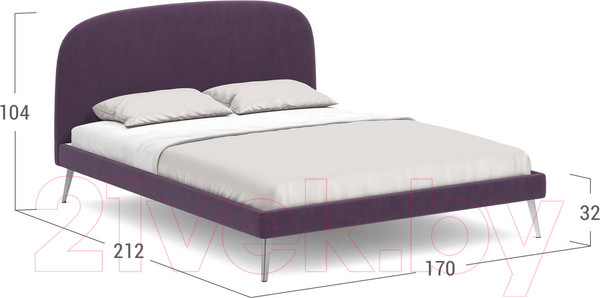 Изображение товара Двуспальная кровать Moon Family 1234 / MF009450