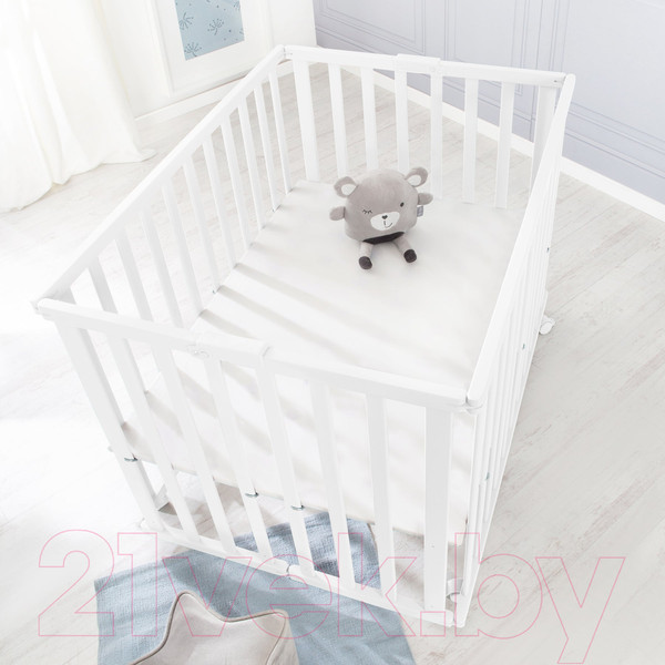 Изображение товара Игровой манеж Roba Foldable Playpen / 202703WE (белый)