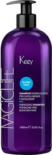 Изображение товара Шампунь для волос Kezy Enrgizing Shampoo For Blond And Bleached Hair Укрепляющий (1л)