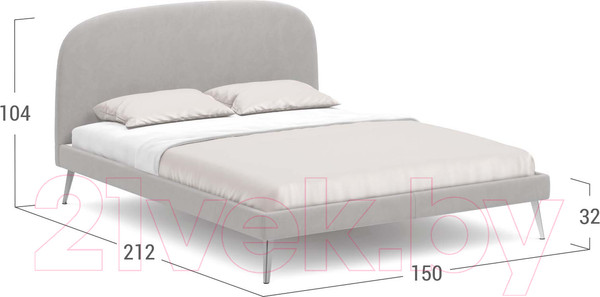 Изображение товара Двуспальная кровать Moon Family 1234 / MF007494