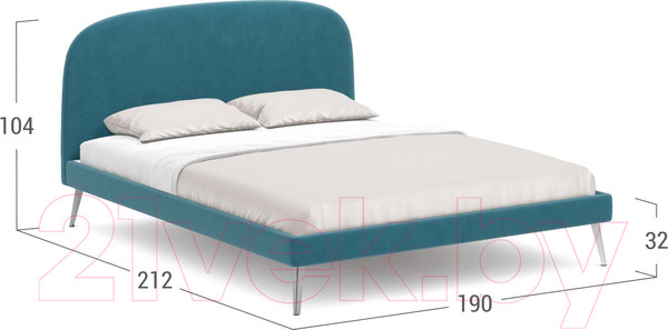 Изображение товара Двуспальная кровать Moon Family 1234 / MF007473