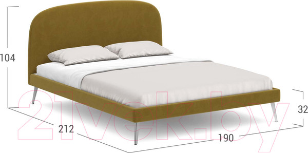 Изображение товара Двуспальная кровать Moon Family 1234 / MF009460