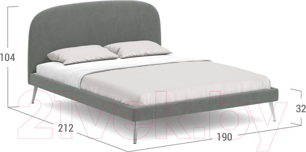 Изображение товара Двуспальная кровать Moon Family 1234 / MF009463