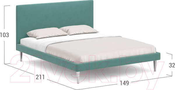 Изображение товара Полуторная кровать Moon Family 1256 / MF007535